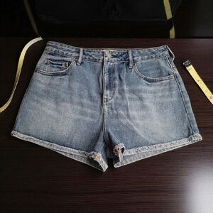 PacSun - 30" Waist Blue Jean Shorts with Rolled Hems